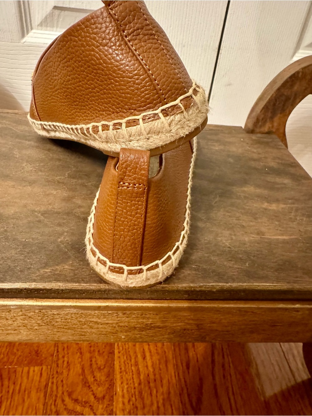 NWOT- Lauren Ralph Lauren Cameryn Leather Espadrilles - Picture 6 of 6